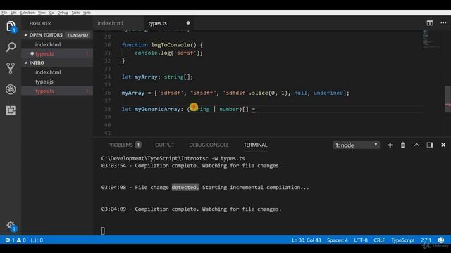 Basic Types in TypeScript - Rerecorded смотреть онлайн