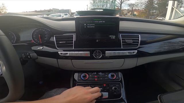 How to Pair Smartphone with System via Bluetooth in AUDI A8 D4 ( 2010 – 2017 ) смотреть онлайн