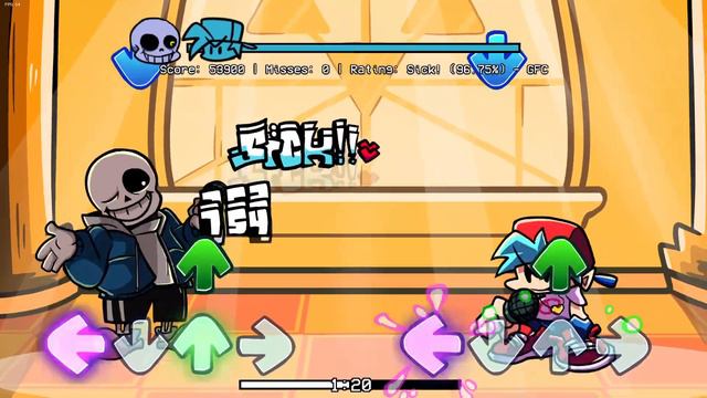 FNF: Skeleton Bros - Bonely one (FC) смотреть онлайн