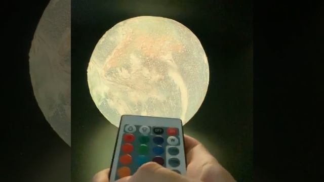 3D Шар светильник-ночник Земля смотреть онлайн