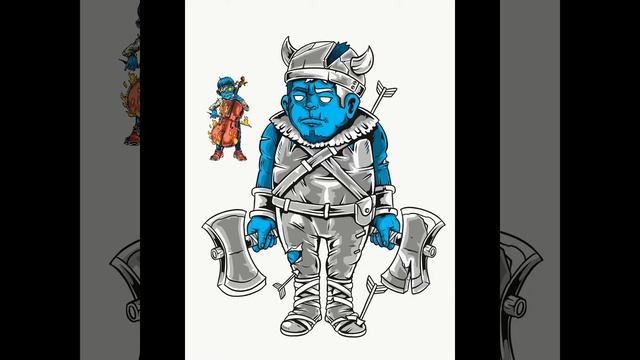 ADOBE DRAW On iPad Pro | ZOMBIE VIKING смотреть онлайн