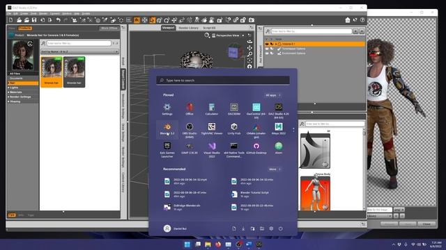 How to Export a Daz Figure to Blender 3.2 | Daz Bridges Tutorial смотреть онлайн