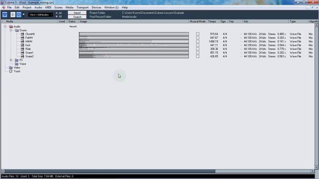 Уроки Cubase PRO. Пул ч4 (Pool P4) (Cubase Tutorial PRO 34)