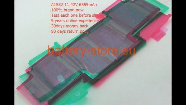 A1582/A1502 11.42v 6559mAh Li-ion laptop battery for Apple MacBook Pro series смотреть онлайн