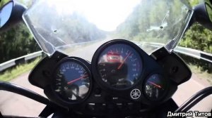 Максимальная скорость Yamaha FZS 1000 FAZER