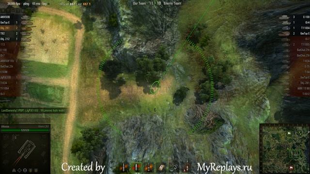 WOT: Dragon Ridge - Object 261 - 2 frags смотреть онлайн