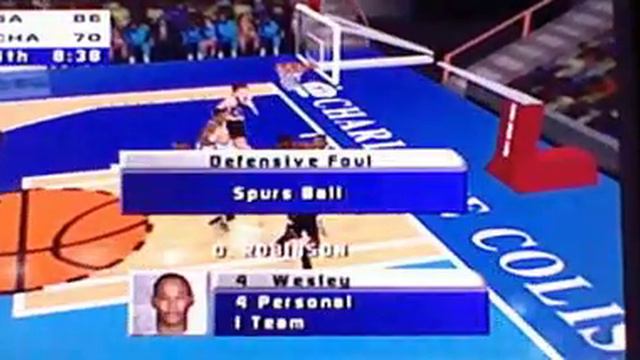 NBA Live 99 on N64! Game 7. San Antonio Spurs vs Charlotte Hornets, part 7 смотреть онлайн