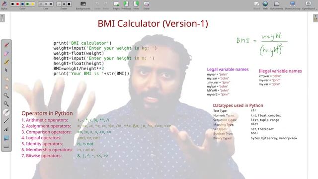 S4-M3-S3: Python Programming - BMI Calculator (Version 1) смотреть онлайн