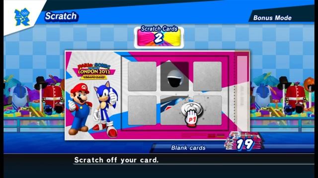 Mario & Sonic at the London 2012 Olympic - Games Bonus Mode Scratch Cards and Costumes смотреть онлайн