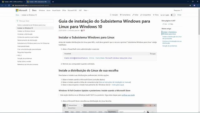 Windows WSL 2 - Como instalar e configurar | Marcelo Dapper смотреть онлайн