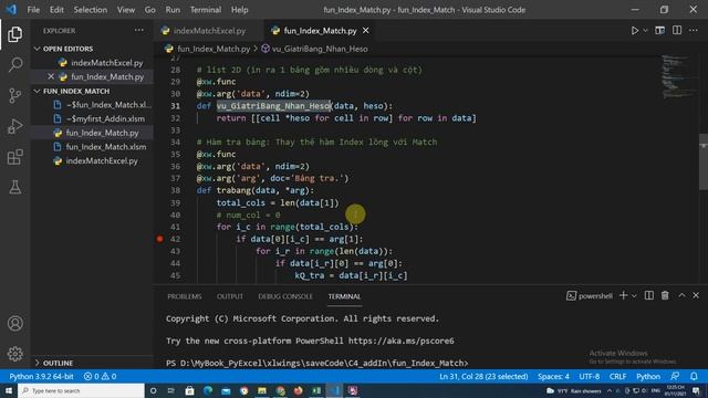 Ứng dụng addin xlwings viết hàm trực tiếp cho Excel смотреть онлайн