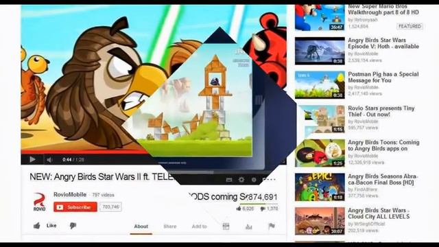 LATEST: Angry Birds Star Wars II ft. TELEPODS смотреть онлайн