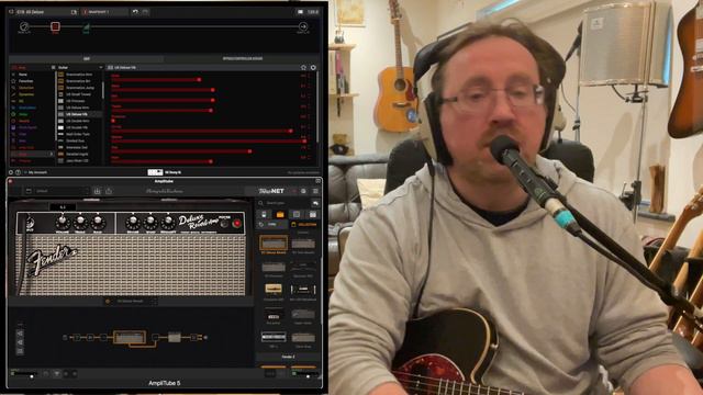 UAFX Dream '65 v Amplitube Fender Deluxe v HX Stomp - смотреть онлайн