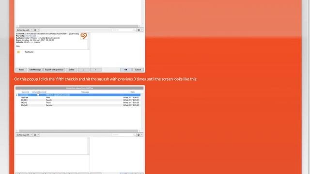 How to properly squash commits using SourceTree? смотреть онлайн