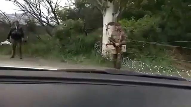 Блокпост Донецк. Чеченцы в Украине. смотреть онлайн