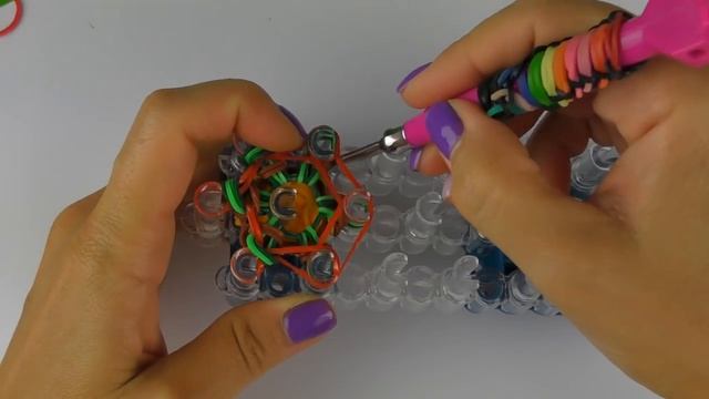 Гамбургер из резинок Как сплести Гамбургер на станке смотреть онлайн