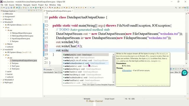 Input/Output Stream in Java (Part-2)(Module-30) смотреть онлайн