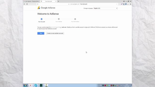 Как создать аккаунт в Google AdSense