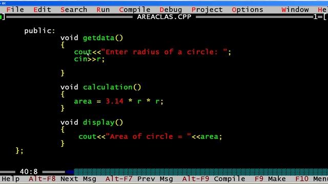 12th Computer Science-I : Chapter 3 : C++ | OOP |First Object Oriented Program|Area of Circle by OO смотреть онлайн