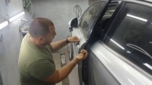 как снять дверную ручку на Ford fusion / форд фюжен