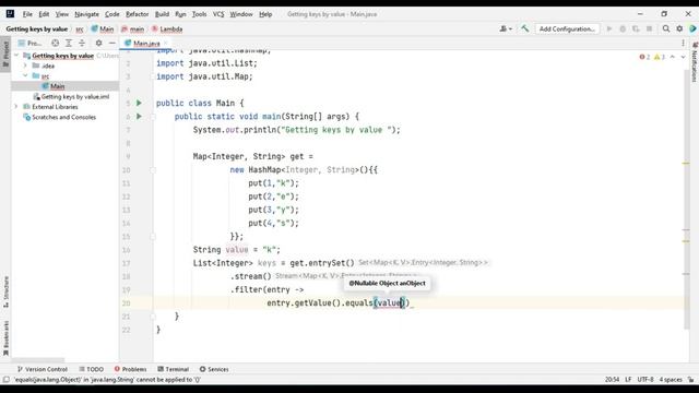 Getting keys by value смотреть онлайн