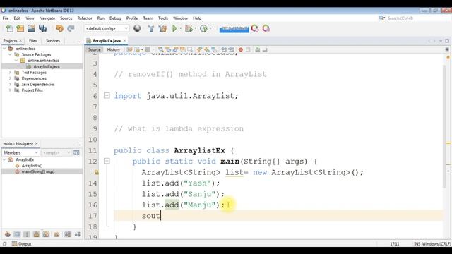 ArrayList removeIf() method in Java | removeIf() method in java 8 | ArrayList in Java смотреть онлайн
