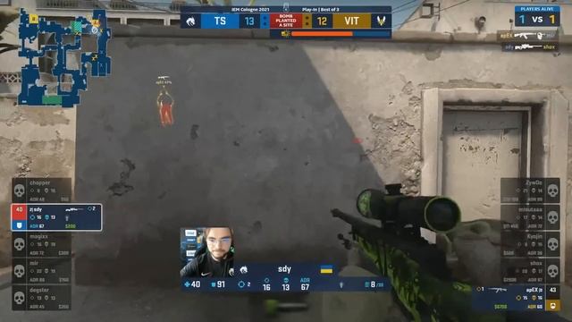 SDY НОВЫЙ ИГРОК НАВИ - ЛУЧШИЕ МОМЕНТЫ CS:GO смотреть онлайн