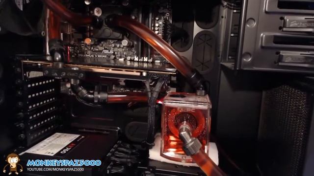 A look at my watercooled PC setup. смотреть онлайн