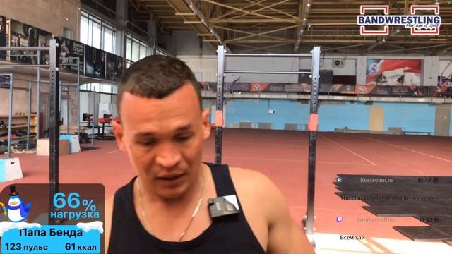 Спина Трицепс с резиной