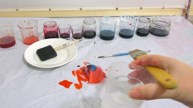 Роспись по шелковой ткани в технике свободная роспись Как покрасить шелковый шарф своими руками. смотреть онлайн