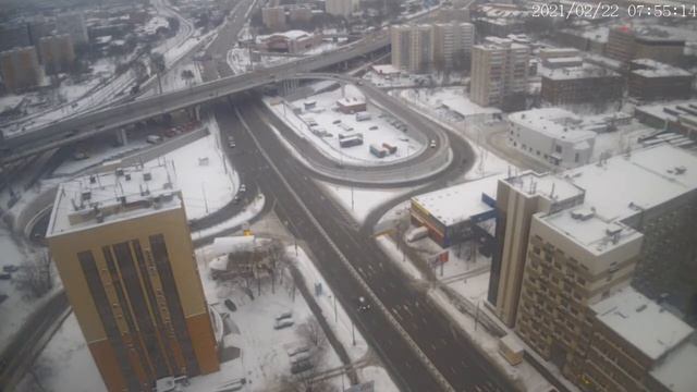 Москва - Нижегородская улица - веб камера 22.02.2021, 04:55 смотреть онлайн