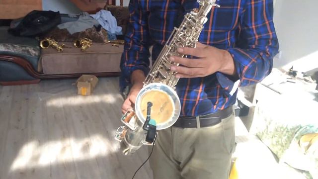 Rare Frank Holton Alto Saxophone silver смотреть онлайн