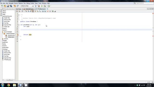 BeginnersJava.com -- Java- Lesson 17 -- Methods in new files смотреть онлайн