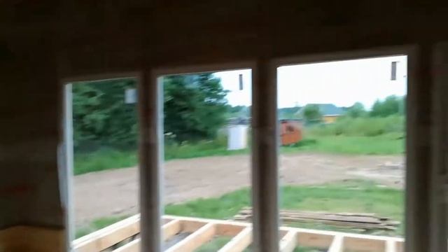 Каркасный дом из панелей с плоской крышей смотреть онлайн