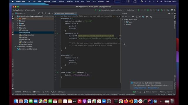 Testing Android Project in IntelliJ M1, SDK, building, compiling... смотреть онлайн