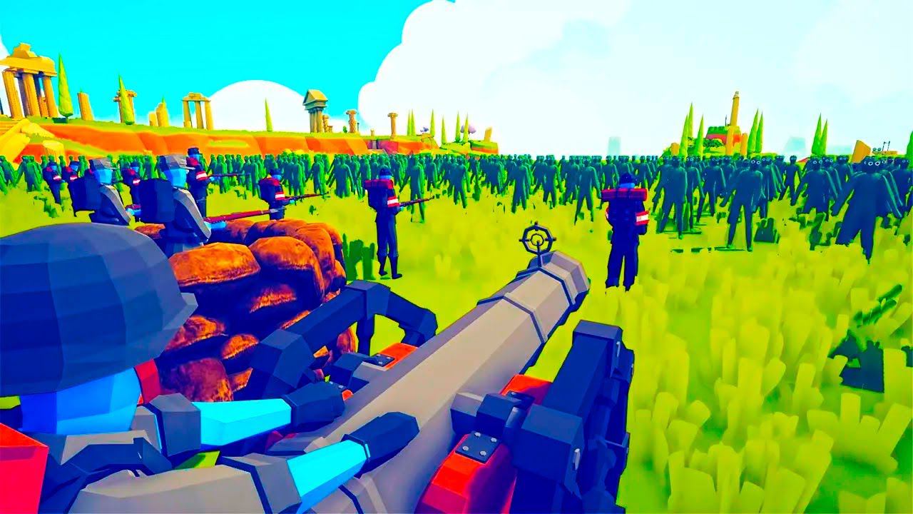 ZOMBIES vs SOLDIERS | TABS - Totally Accurate Battle Simulator смотреть онлайн