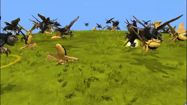 100 Battra vs 100 Mothra | Titan War [S2E4] | SPORE смотреть онлайн