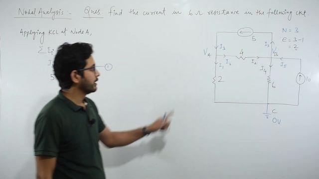 Problem-2 Nodal Analysis| Node Voltage Method| DC Circuit & Network Theorems| Electrical| Gate| IES смотреть онлайн