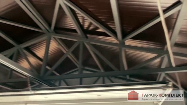 Гараж 7,5*8 из сэндвич панели в Долгопрудном. Стоимость в описании. смотреть онлайн