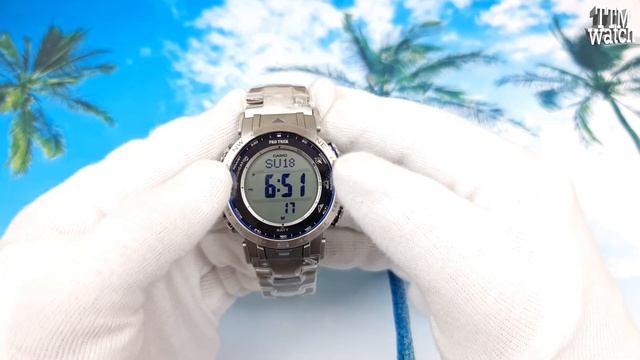 Обзор Casio PRW-31YT-7 с сапфиром / модель 2021 года смотреть онлайн