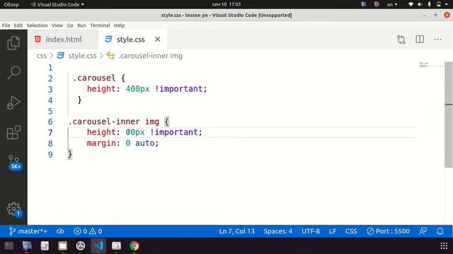 Web-site on Bootstrap part-1 смотреть онлайн