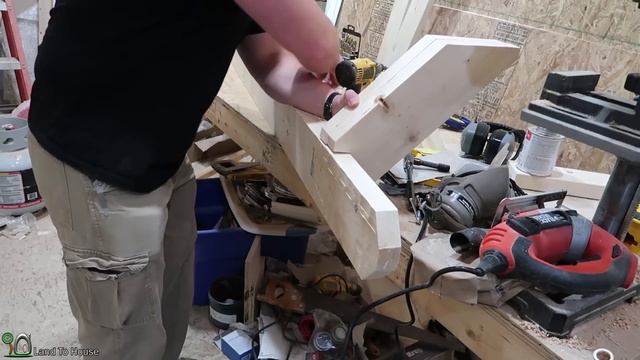 DIY Wall Mount Workbench - Build a Workshop #54 смотреть онлайн