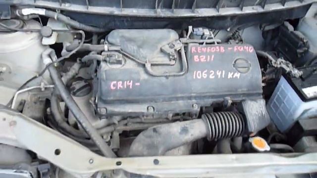 ДВС+КПП NISSAN CR14DE, 1400 куб см № 195870 смотреть онлайн