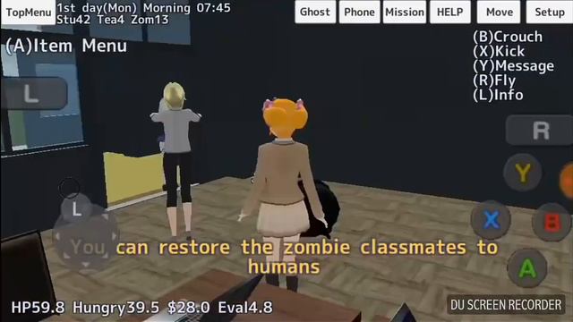 Playing school girls simulator /kill zombie смотреть онлайн