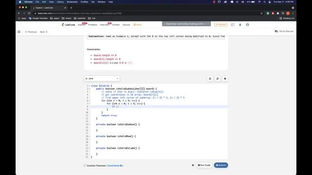Valid Sudoku with Java смотреть онлайн