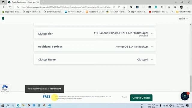 How to connect MongoDB Atlas | Cloud Database | Hindi Tutorial смотреть онлайн