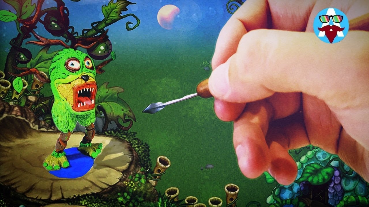 Мои поющие монстры | Лепка Зерномеха из пластилина | Авипи смотреть онлайн