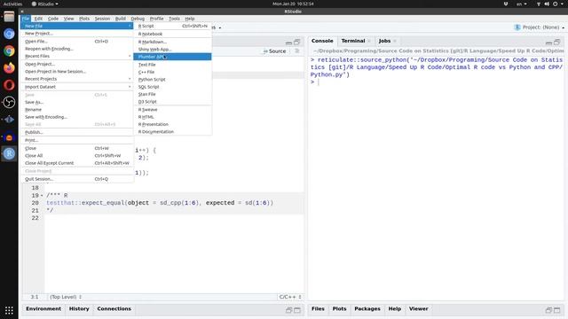 #1.3 - RStudio дээр Python хэлээр код бичиж ажиллуулах @ Статистикийн R хэл | програм цуврал смотреть онлайн