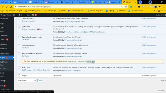 How To Update Plugins On WordPress | Plugin Update Kaise Kare - WordPress Learners смотреть онлайн