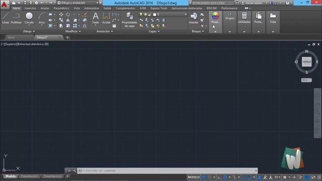 AutoCAD 2016, Conociendo y personalizando la cinta de opciones, curso completo en español, cap 1.3. смотреть онлайн